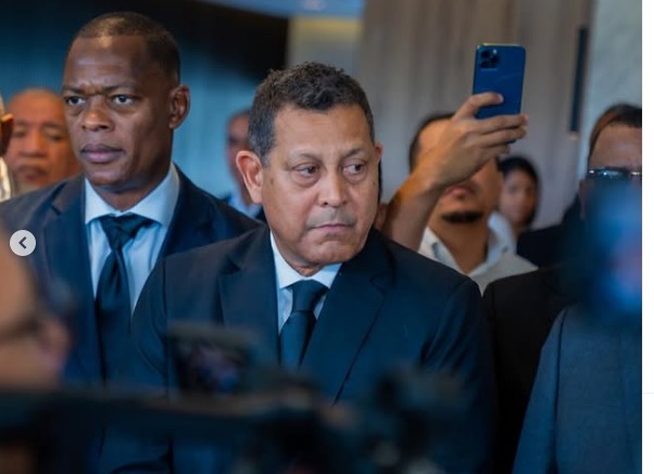 Despedida de los restos del líder político Ramón Alburquerque.